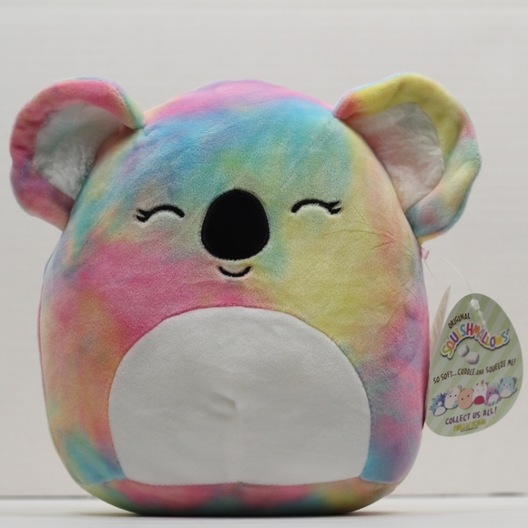 Squishmallows 8" Katya the Rainbow Tie Dyed Koala - Picture 10 of 11